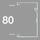 Širina trase 80